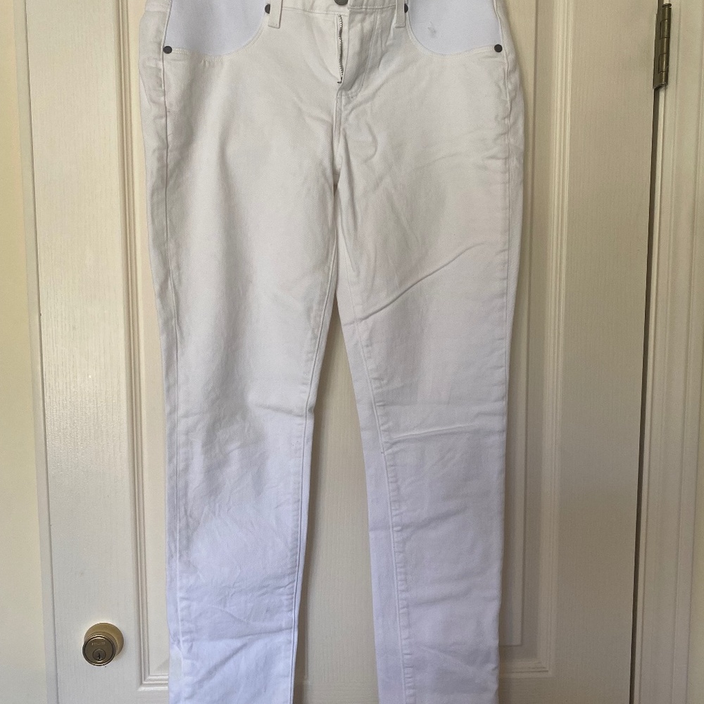 Paige white maternity jeans